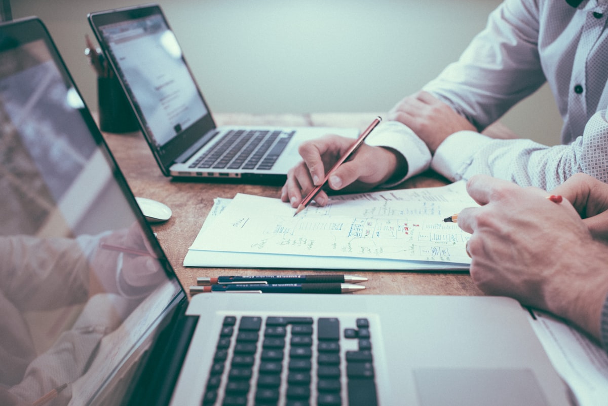 Tableau recouvert de schémas fonctionnels annotés lors d'une séance pédagogique